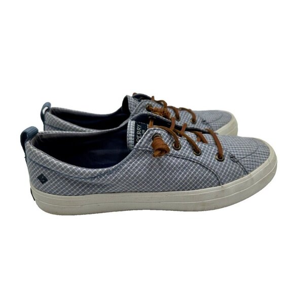 Womens Sperry Top Sider Crest Vibe Slip On Canvas Shoe Mini Plaid Size 9.5 - Picture 7 of 12